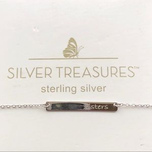 Silver Treasures Sterling Silver Sisters Necklace